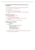 Nursing 54A - Cortisol. Cox Inhibitors and Meds for Bones and Joints. Study Guide.