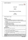 AUI2601 - Internal Auditing: Theory and Principles