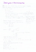 Summary of ideal gases and thermal properties and worked out problems for stoichiometry