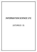 Lecture notes Information Skills 172 