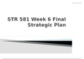 University of Phoenix:STR 581 WEEK 6 FINAL STRATEGIC PLAN COMPLETE, APPLE