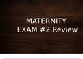 NRSG 3302 Maternity Exam 2 Review Presentation- Northeastern University