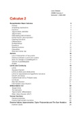 Summary Calculus 2 (2WBB0) 2020/2021