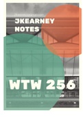 WTW 256 Lecture Notes 