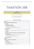 Taxation 388: Summaries for SILKE Chapters 12,13,14,33