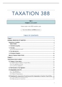 Taxation 388: Summaries for SILKE Chapters 1, 2, 3, 4 & 21