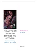 The Act When The Victim Becomes The Offender: A Biopsychosocial Analysis of the case of gypsy rose