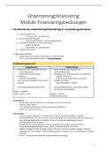 Samenvatting Ondernemingsfinanciering (Investeringsanalyse   Financieringsbeslissingen) - Schakeljaar Handelswetenschappen