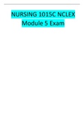 NURSING 1015C NCLEX Module 10 Exam