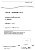 ECS3707 ASSIGNMENT 3 2O21