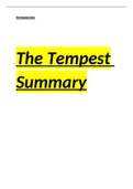 The Tempest Notes 