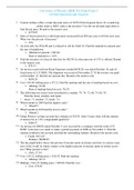 QRB 501 Final Exam 2 - Question and Answers (100% CORRECT)