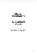 MGG2602 Assignment 1
