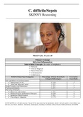 Med Surg Case Study Week 3: C. difficile/Sepsis  SKINNY Reasoning Minnie Taylor, 62 years old Primary Concept Infection/Inflammation NCLEX Client Case Study 