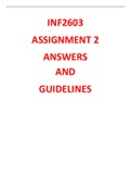 INF2603 ASSIGNMENT 2 ANSWERS 2021