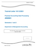  Practical Accounting Data Processing AIN2601