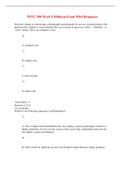 PSYC 300 Week 4 Midterm Exam With Answers