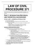 Civil Procedure 371 Full Summary