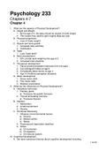 Psychology 223 Exam Notes