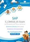 SAP C_C4H510_01 Dumps - Getting Ready For The SAP C_C4H510_01 Exam