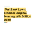 TestBank Lewis Medical Surgical Nursing 11th Edition 2020