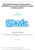 Stuvia-531000-nur-2058-dimensions-of-nursing-exam-1-nur2058-exam-1-latest-rasmussen-college-already-