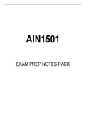 AIN1501 EXAM PREPARATION NOTES