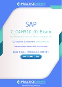 SAP C_C4H510_01 Dumps - The Best Way To Succeed in Your C_C4H510_01 Exam