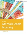 Neebs Mental Health Nursing 5th Edition