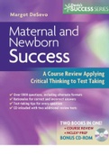 Maternal Newborn Success, A Course Review Applying Critical Thinking to test taking by Margot DeSevo