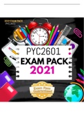 PYC2602 NEW Exam Pack with revision notes for Exam Period 2021