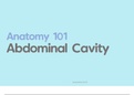 Anatomy1: The Abdominal Cavity