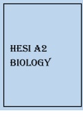 HESI A2 BIOLOGY 2021