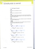 Chemie Overal, 7e Editie, Havo 3, Hoofdstuk 1 t/m 8, Antwoordenboek