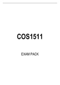 COS1511 EXAM PACK 2022