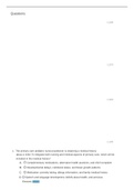 Midterm Exam 602 questions and answers (graded A+)