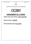CIC2601-ASSIGNMENT 2- 90%