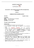 Exam (elaborations) CBC1501 - Communication In Business Contexts (CBC1501) Exam Pack (Including Jun/Jul 2021 Memo)