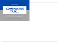 New IGCSE English Language B Comparative Task ~ AO3 Critical Thinking & Analysis ~ Concise resource! 