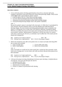 Medical Surgical Nursing Chapter 41-50 All Graded A