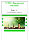 PYC 4805 - Adult Development - Chapter 12