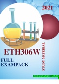 ETH306W2021 FULL EXAMPACK LATEST PAST PAPERS SOLUTIONS AND QUESTIONS COMPREHENSIVE PACK BY KHEITHYTUTORIALS