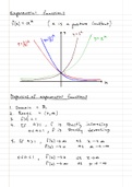 Exponential Functions summary