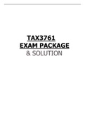 TAX3761 EXAM PACK 