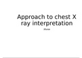 Approach to Chest X ray