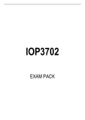 IOP3702 EXAM PACK 2022