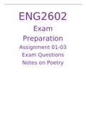 ENG2602 Exam and Assignment notes