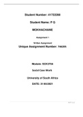 Exam (elaborations) SCK4805,SCK4806, COM2604  Person-Centred Facilitation, ISBN: 9780199054312