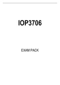 IOP3706 EXAM PACK 2022