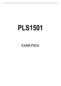 PLS1501 EXAM PACK 2022